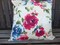 April Showers Decorative Pillow Cover18 in Square Cotton Fabric and Made by Sue